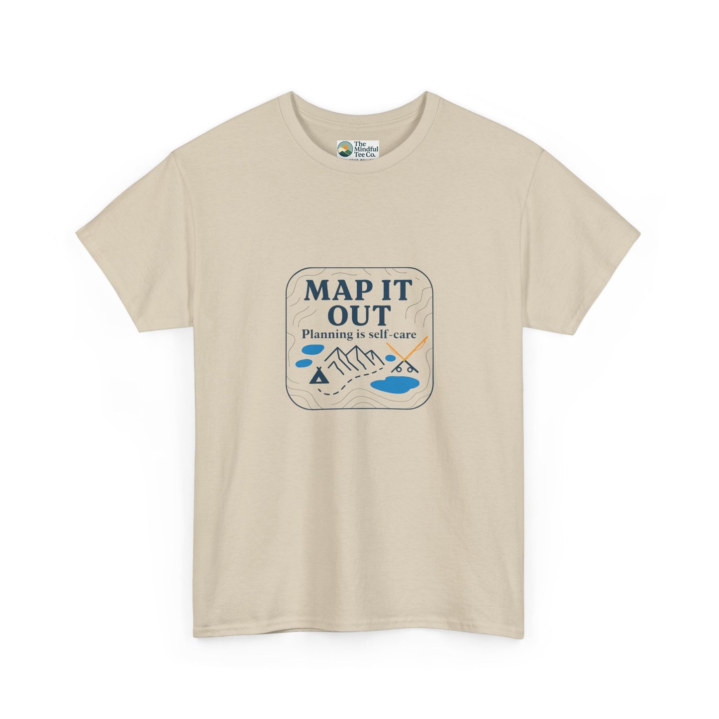 Map It Out T-Shirt – Planning Is Self-Care Tee