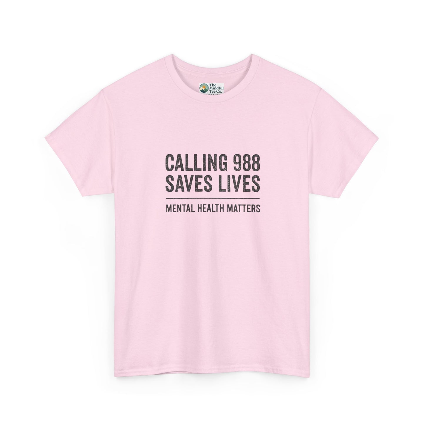 Calling 988 Saves Lives T-Shirt - Mental Health Awareness