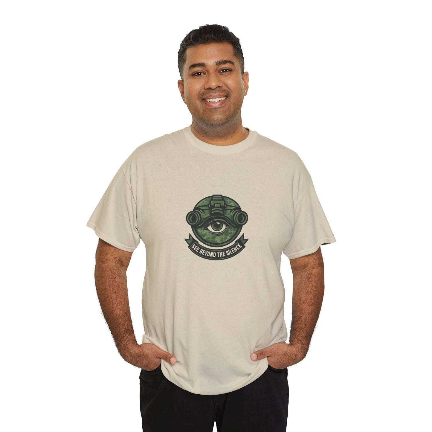 See Beyond the Silence T-Shirt – Military Awareness & Mental Strength  Tee