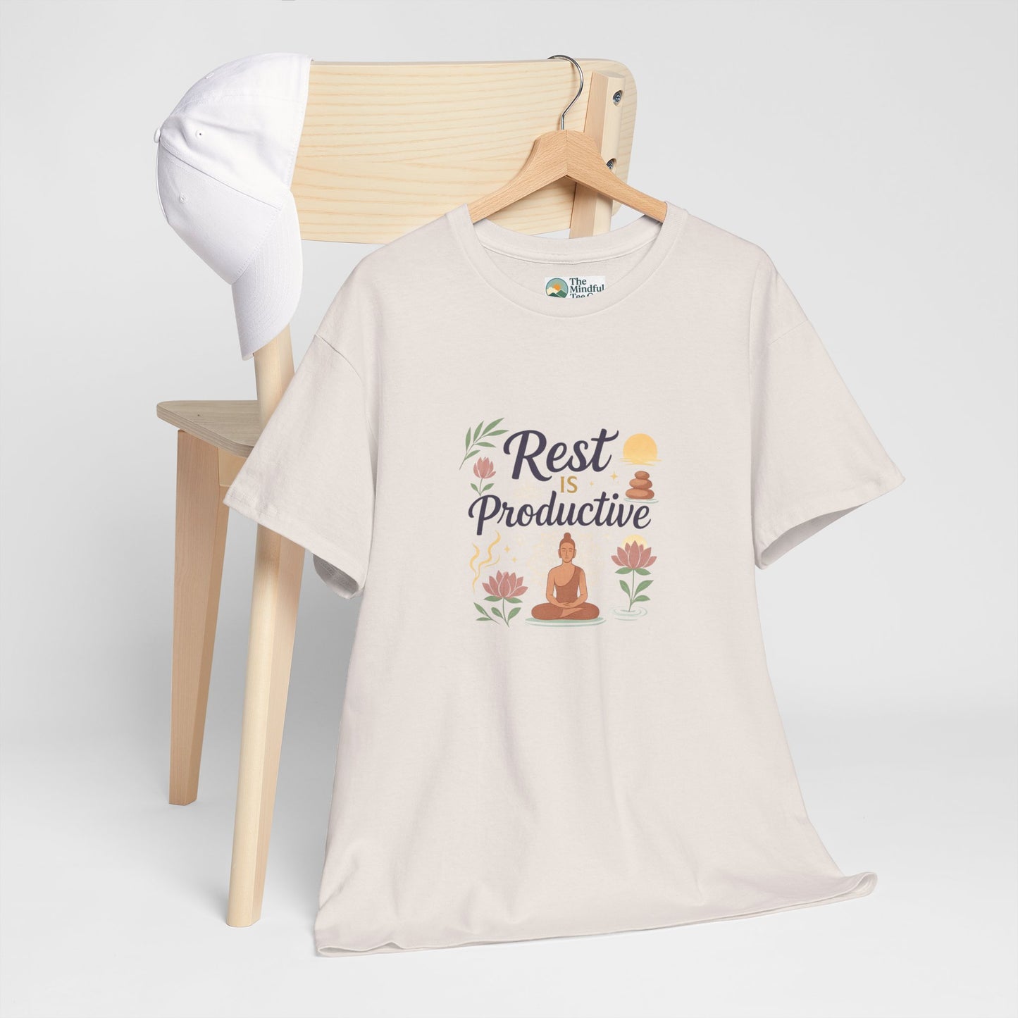 Rest Is Productive T-Shirt – Mindfulness & Meditation Tee