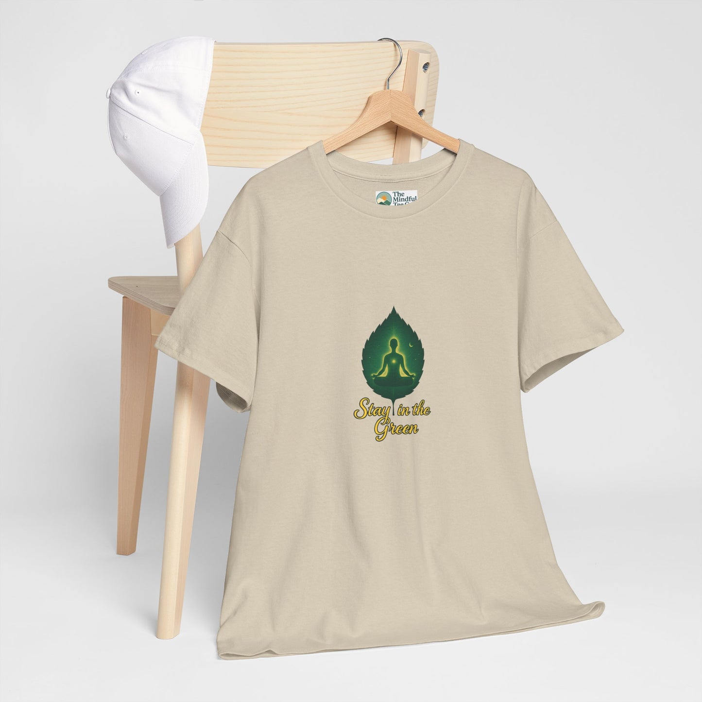 Stay in the Green T-Shirt – Mindful Meditation Tee