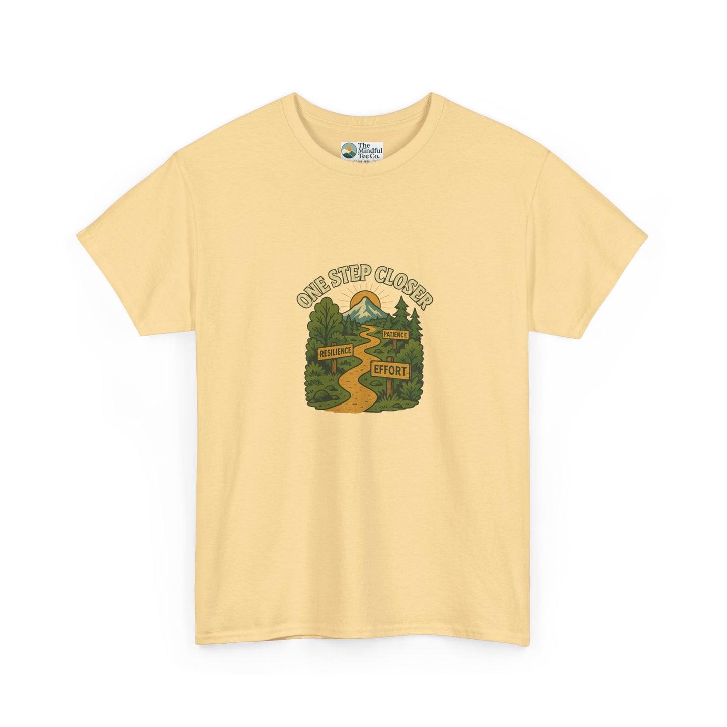 One Step Closer T-Shirt – Motivational Growth & Resilience  Tee