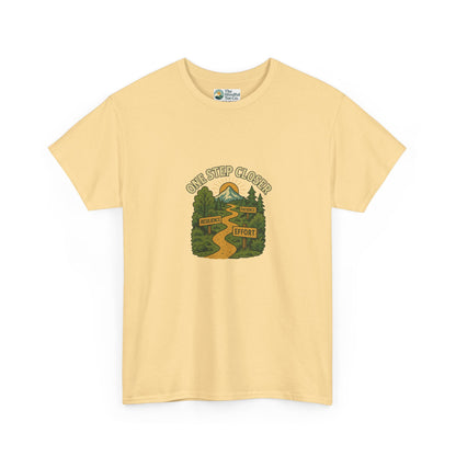 One Step Closer T-Shirt – Motivational Growth & Resilience  Tee