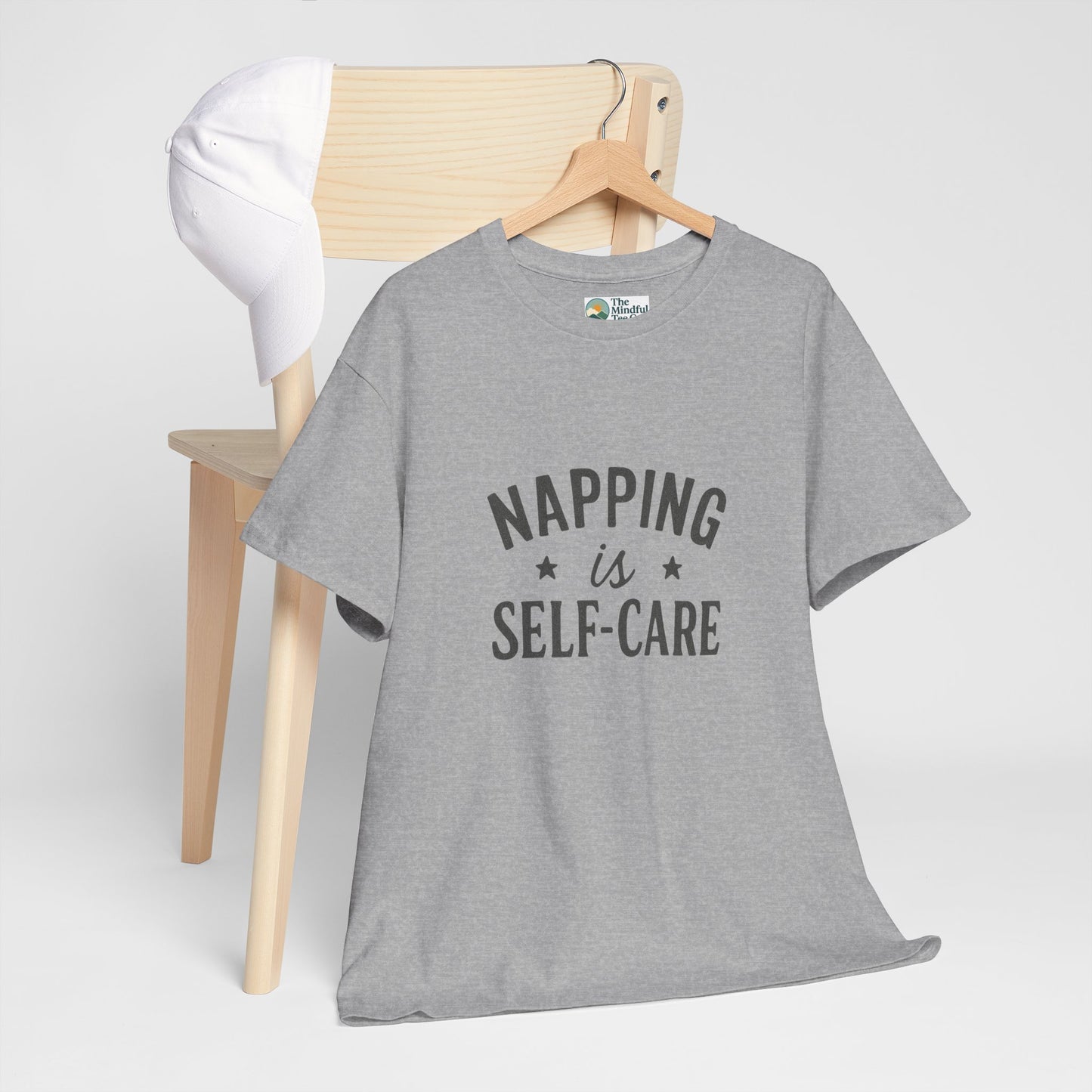 Napping Is Self-Care T-Shirt – Funny Mental Health Tee