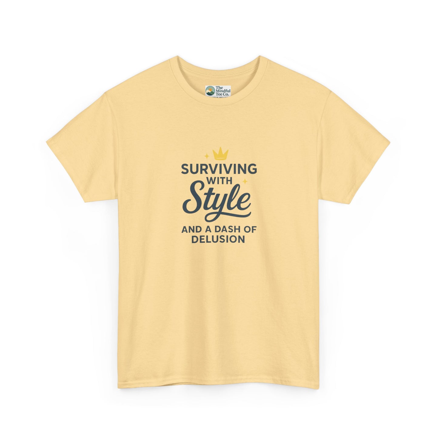 Surviving with Style T-Shirt – Mental Health & Self-Care Tee