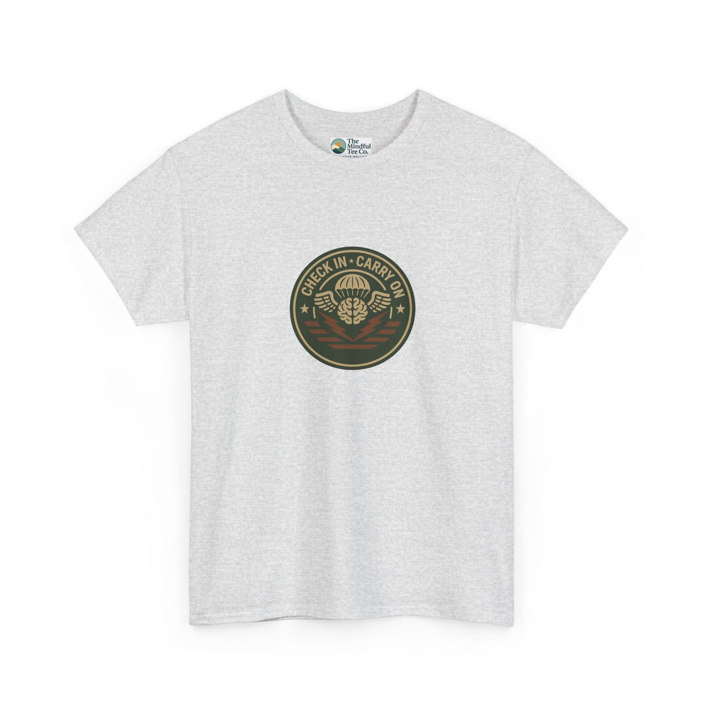 Check In, Carry On T-Shirt - Military Mental Health Tee