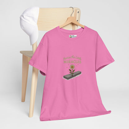 Notice the Little Miracles T-Shirt – Inspirational Mindfulness Tee