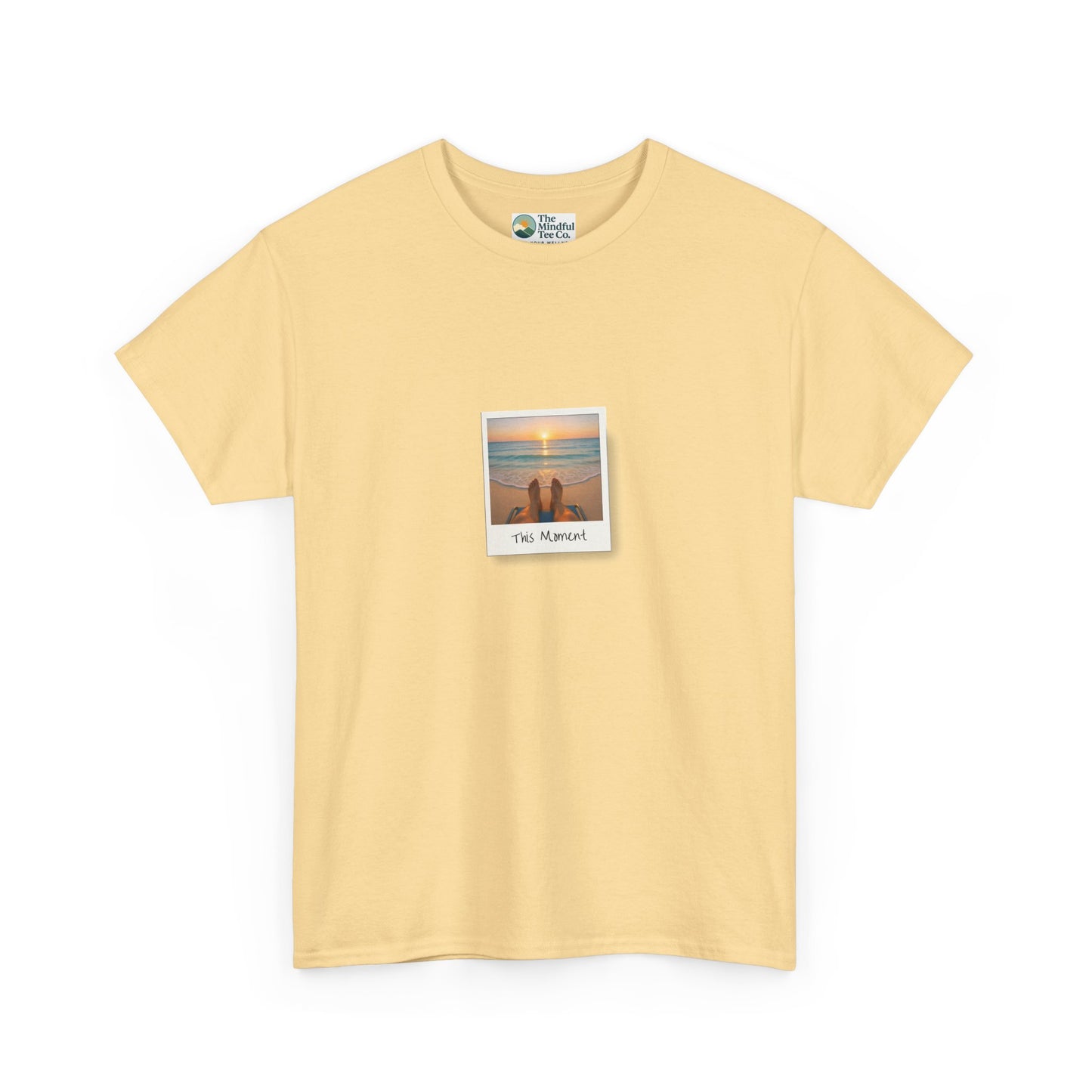This Moment T-Shirt - Ocean Sunset Mindfulness Tee