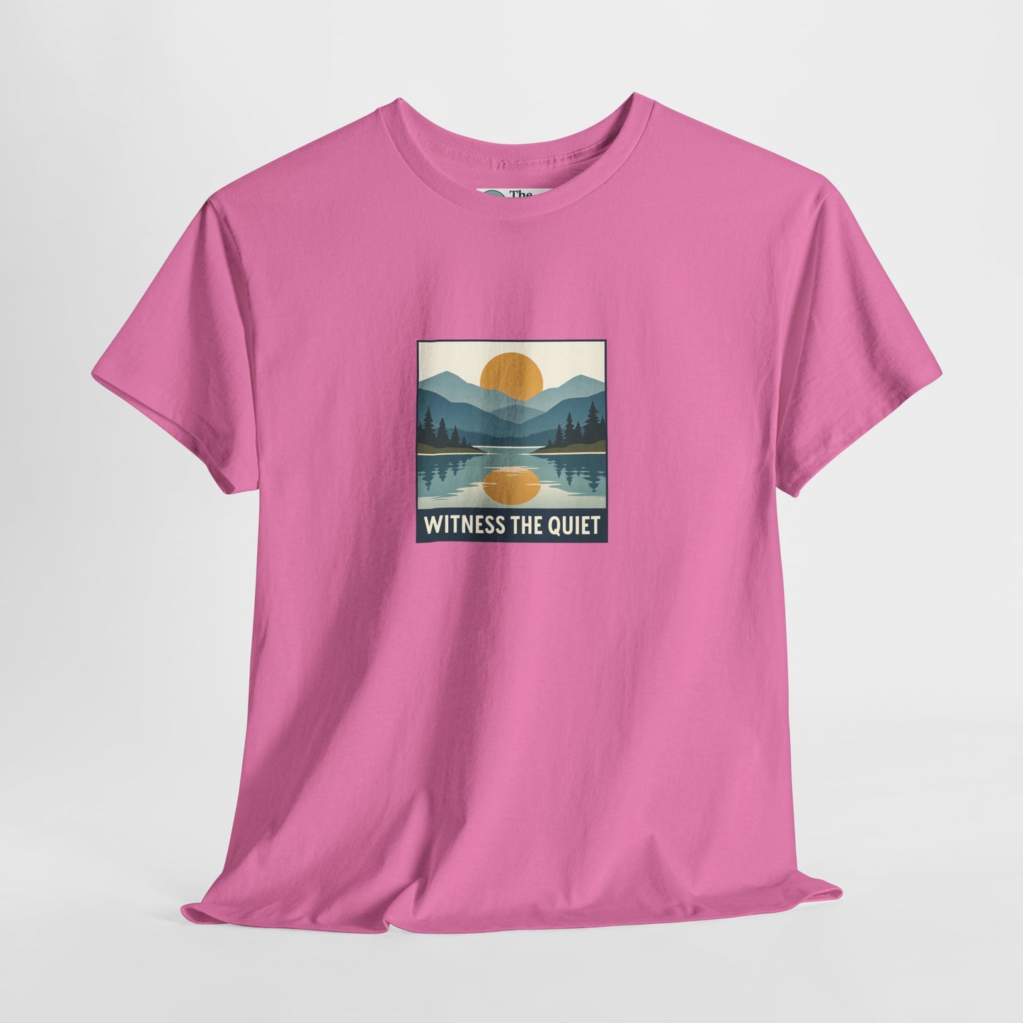 Witness the Quiet T-Shirt - Nature Mindfulness Sunset  Tee