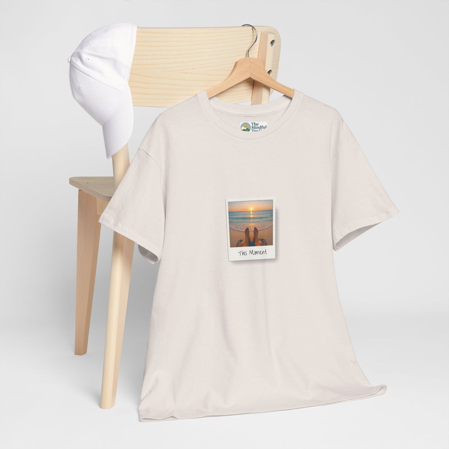 This Moment T-Shirt - Ocean Sunset Mindfulness Tee