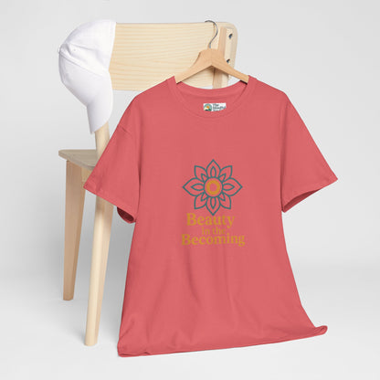 Beauty in the Becoming T-Shirt – Mandala & Mindfulness Growth Tee