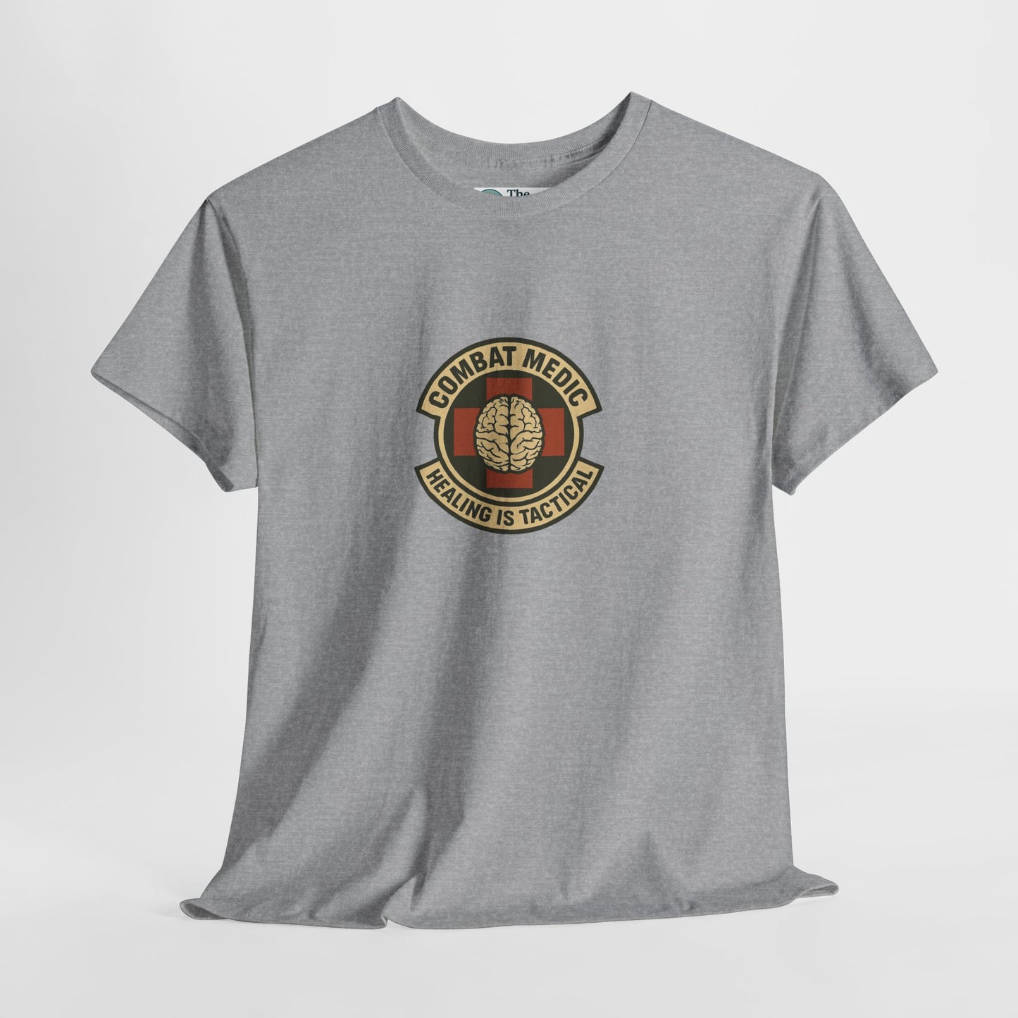 Combat Medic T-Shirt – Healing Is Tactical Graphic Tee