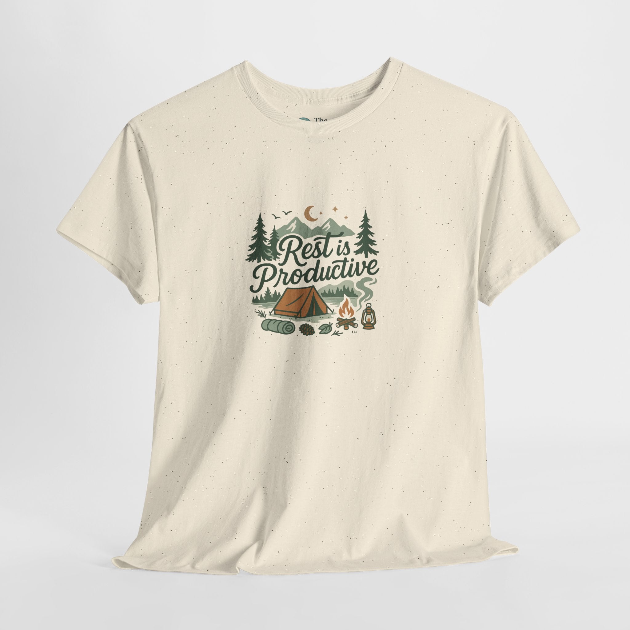 Rest Is Productive – Camping Reset Tee