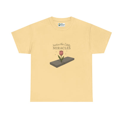 Notice the Little Miracles T-Shirt – Inspirational Mindfulness Tee