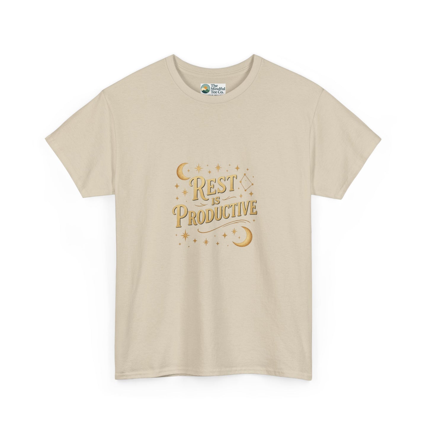 Rest Is Productive T-Shirt – Celestial Self-Care Tee