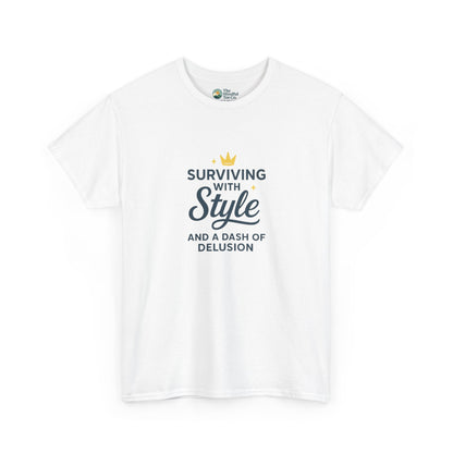 Surviving with Style T-Shirt – Mental Health & Self-Care Tee