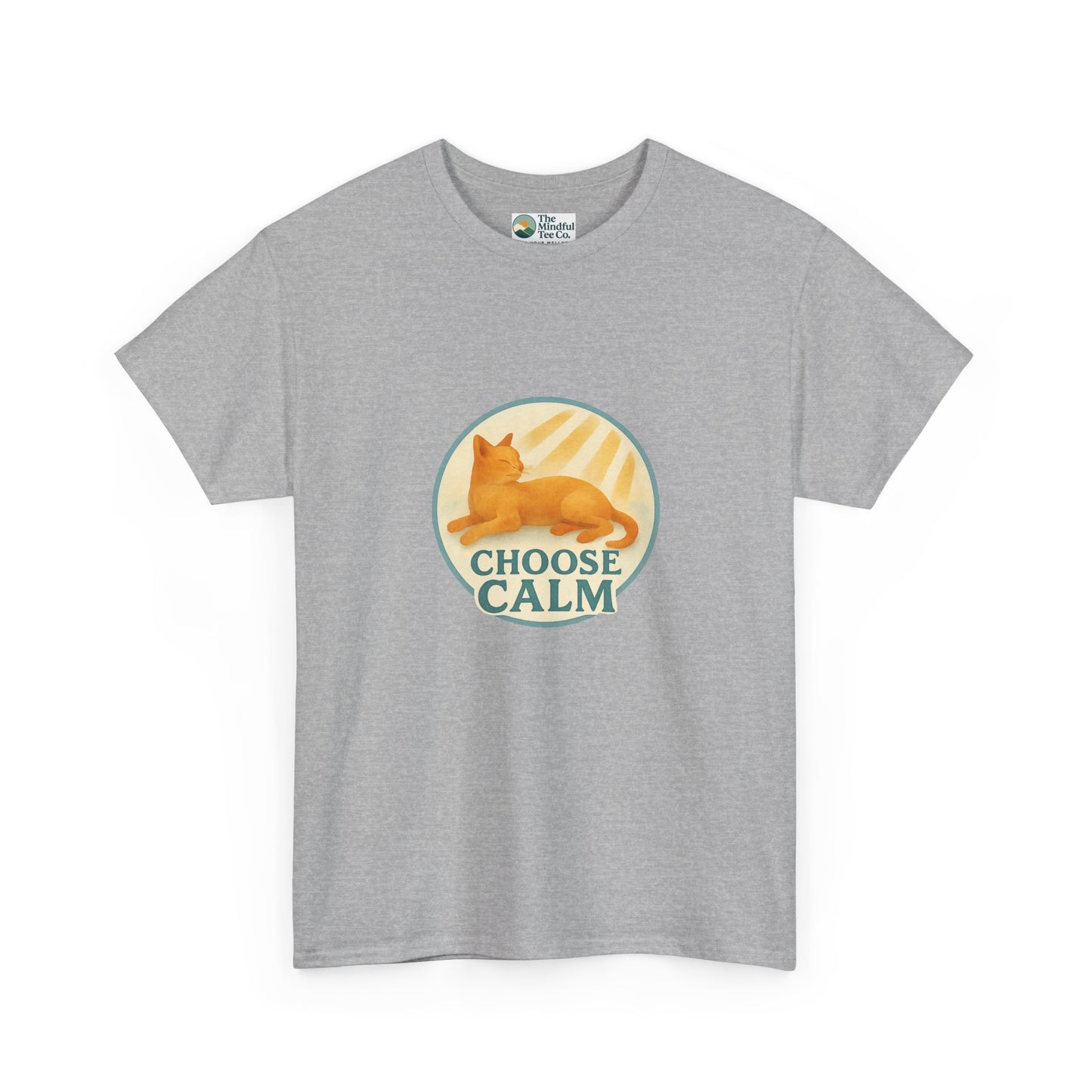 Choose Calm T-Shirt – Relaxing Cat Tee