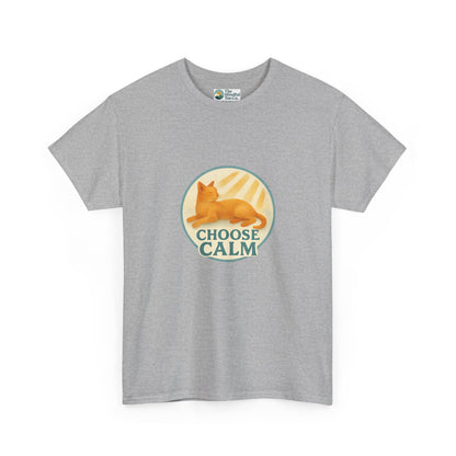 Choose Calm T-Shirt – Relaxing Cat Tee