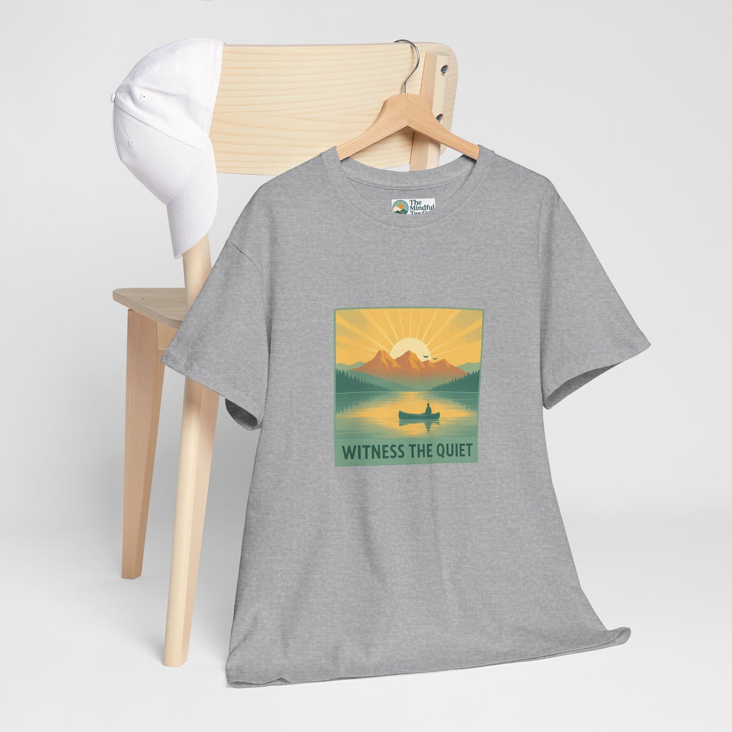 Witness the Quiet Canoe T-Shirt – Nature Mindfulness  Tee
