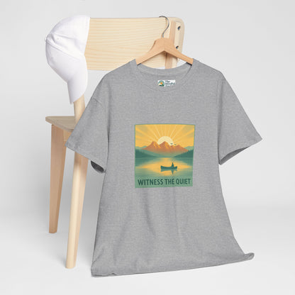 Witness the Quiet Canoe T-Shirt – Nature Mindfulness  Tee