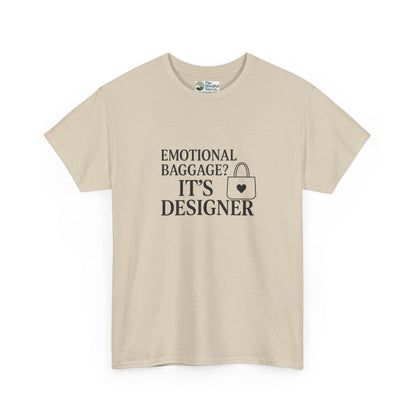 Emotional Baggage? It’s Designer T-Shirt – Mental Health Tee