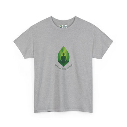 Stay in the Green T-Shirt – Minimalist Meditation Tee