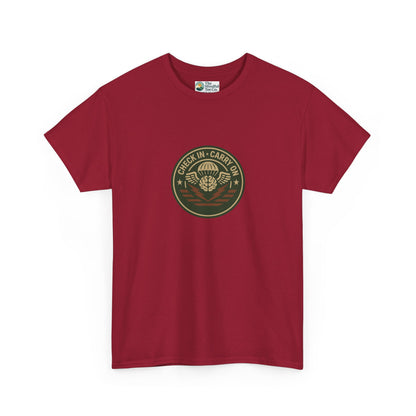 Check In, Carry On T-Shirt - Military Mental Health Tee