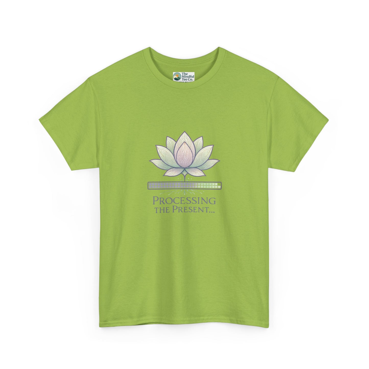 Processing the Present T-Shirt – Mindfulness & Balance Tee