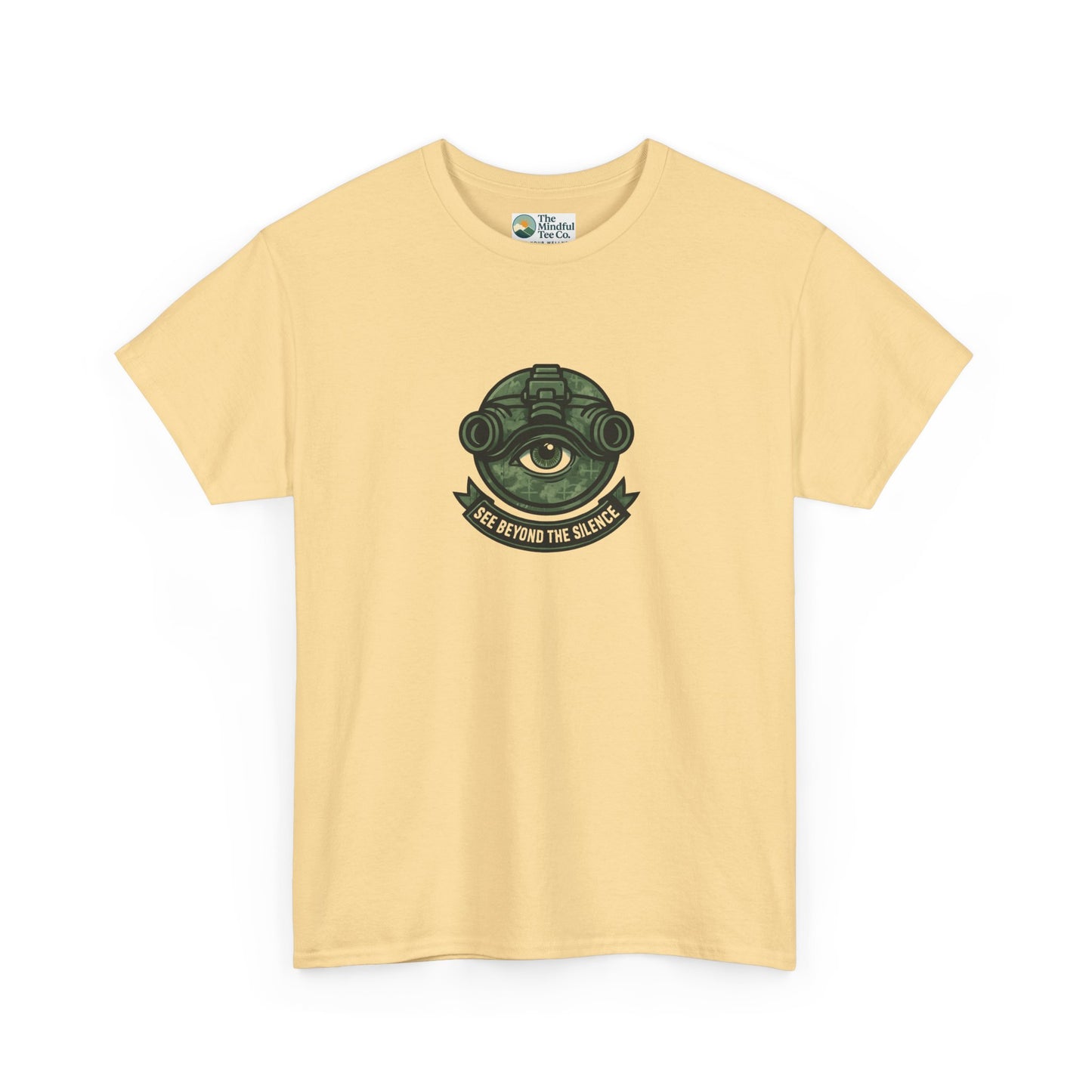See Beyond the Silence T-Shirt – Military Awareness & Mental Strength  Tee