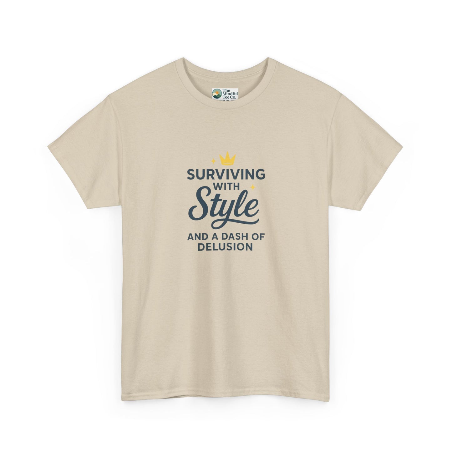 Surviving with Style T-Shirt – Mental Health & Self-Care Tee