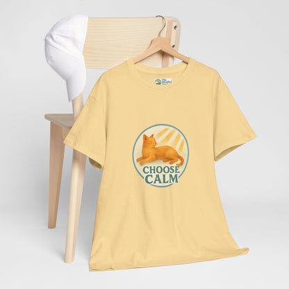 Choose Calm T-Shirt – Relaxing Cat Tee