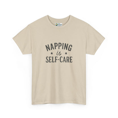Napping Is Self-Care T-Shirt – Funny Mental Health Tee