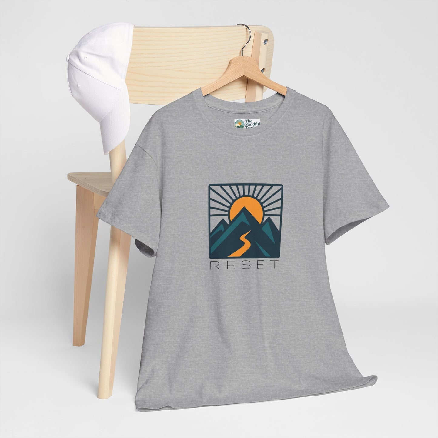 RESET T-Shirt – Motivational Sunrise Tee