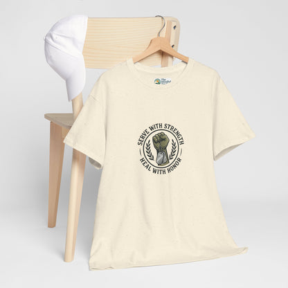 Serve with Strength T-Shirt – Military Mental Health Tee