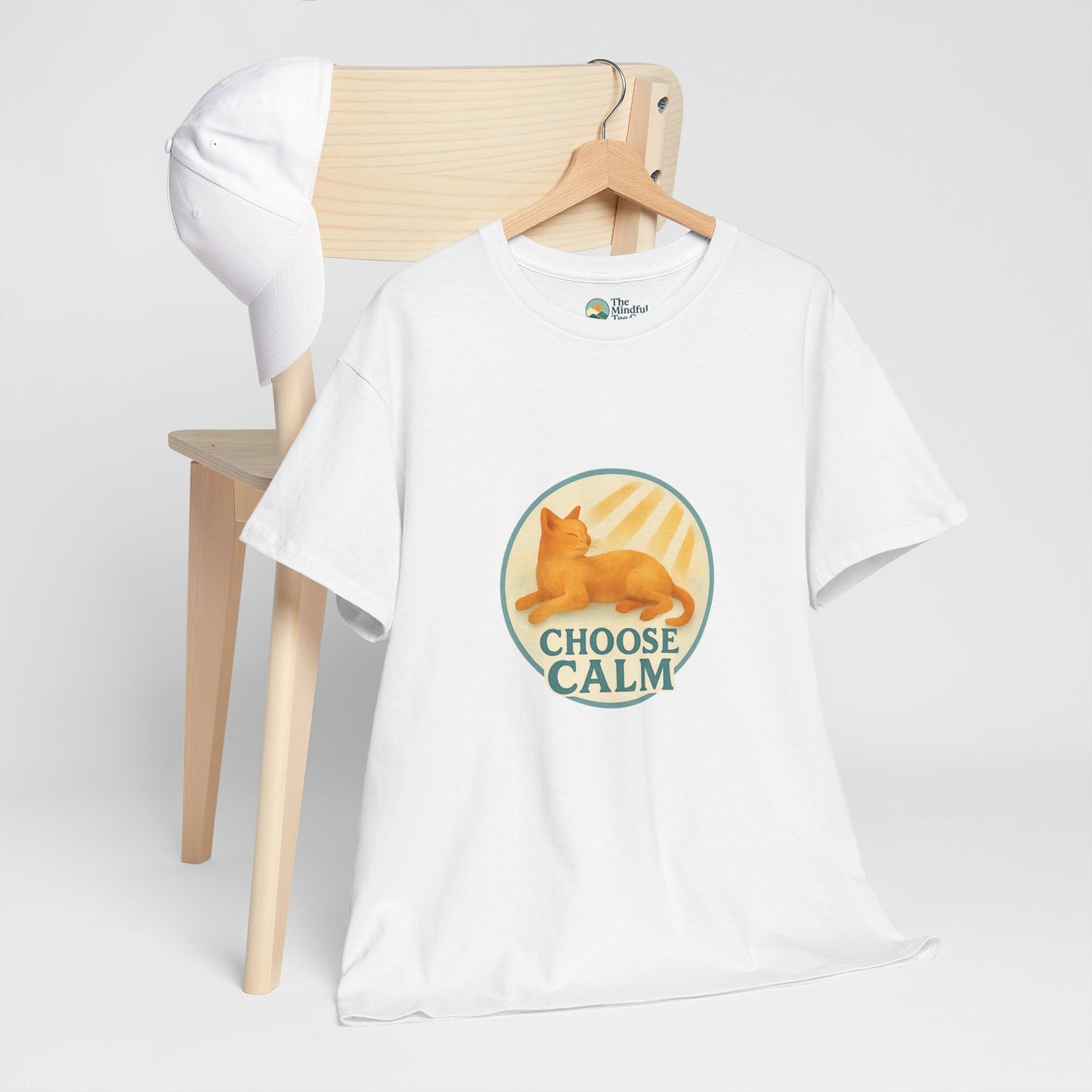 Choose Calm T-Shirt – Relaxing Cat Tee