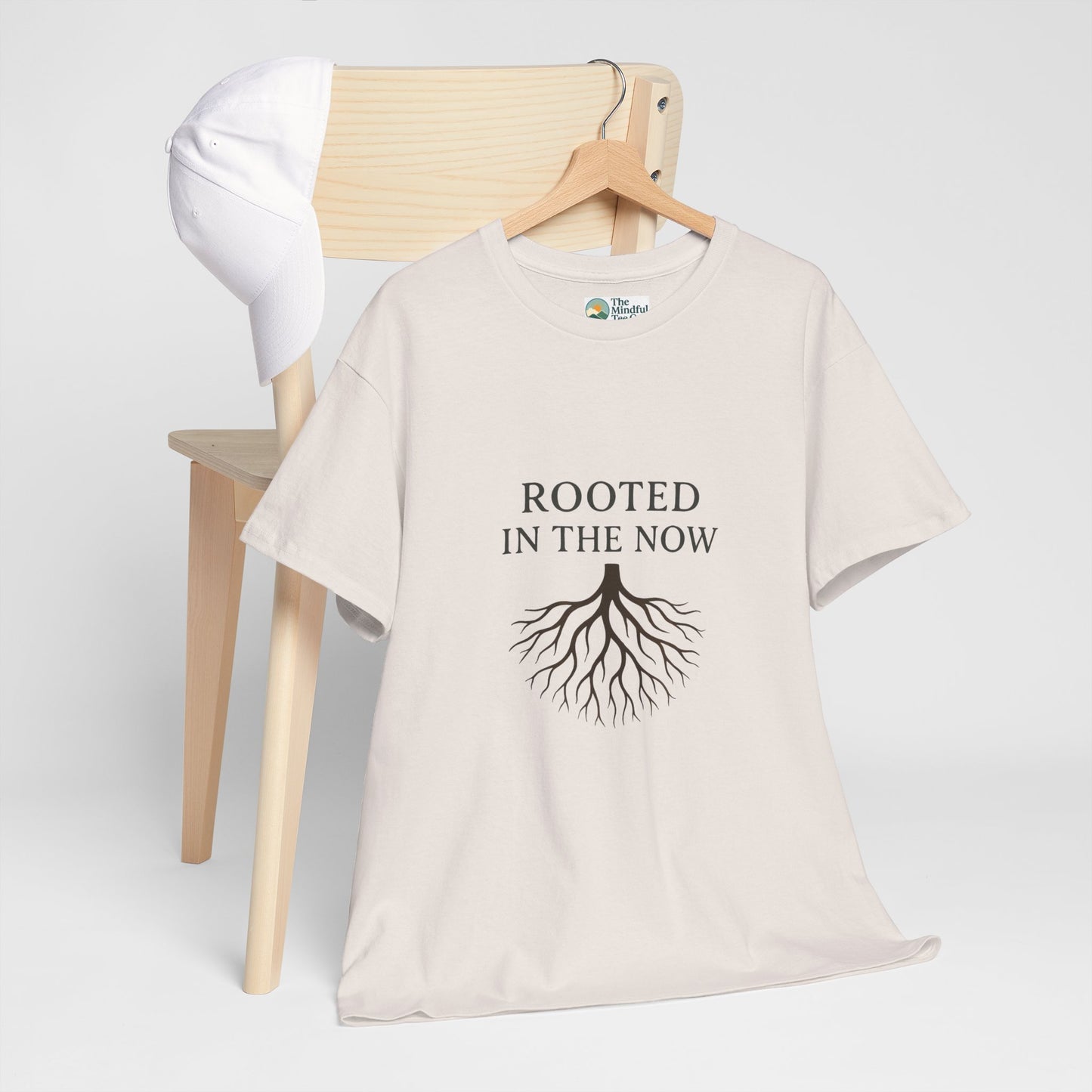 Rooted in the Now T-Shirt – Mindfulness & Grounding Tee