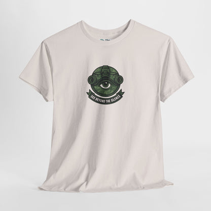 See Beyond the Silence T-Shirt – Military Awareness & Mental Strength  Tee