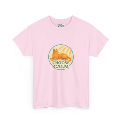 Choose Calm T-Shirt – Relaxing Cat Tee