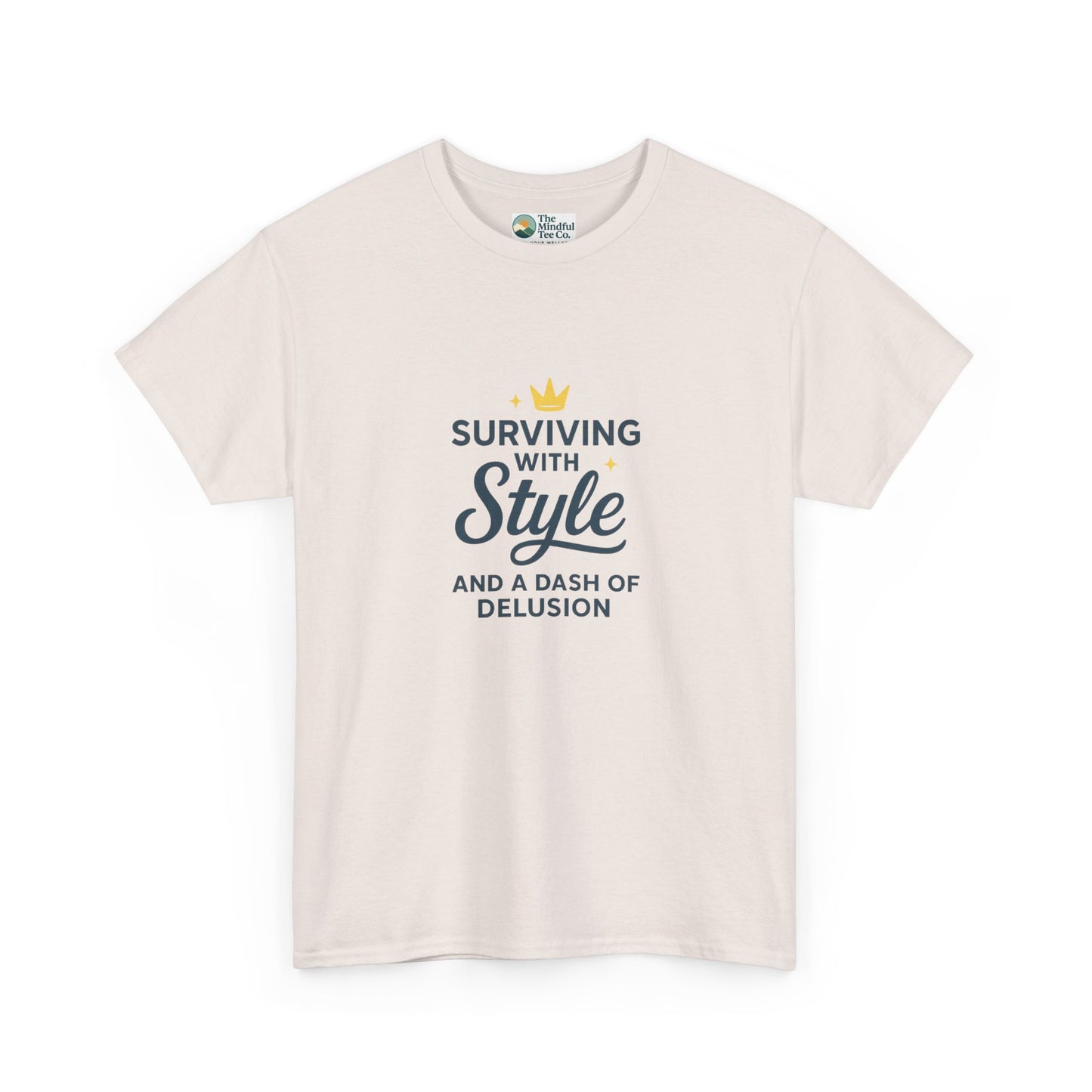 Surviving with Style T-Shirt – Mental Health & Self-Care Tee