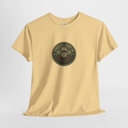 Check In, Carry On T-Shirt - Military Mental Health Tee