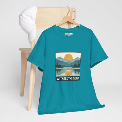 Witness the Quiet Sunset T-Shirt - Reflection Mindfulness Tee