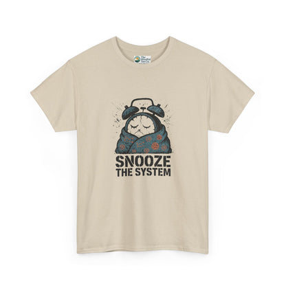Snooze the System T-Shirt – Anti-Hustle Tee