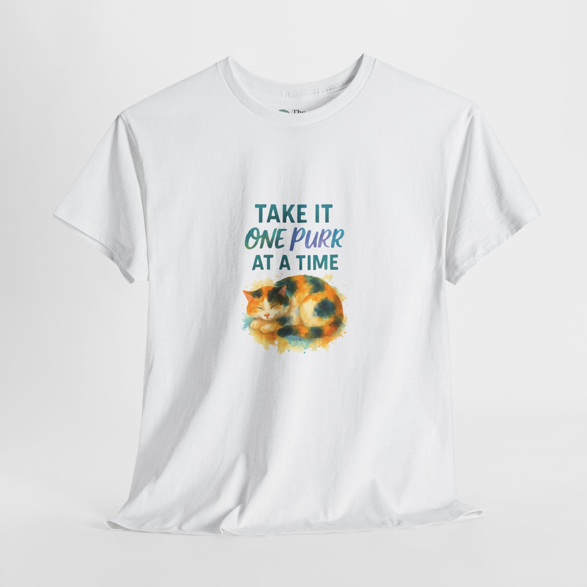 One Purr at a Time – Cat Encouragement Tee