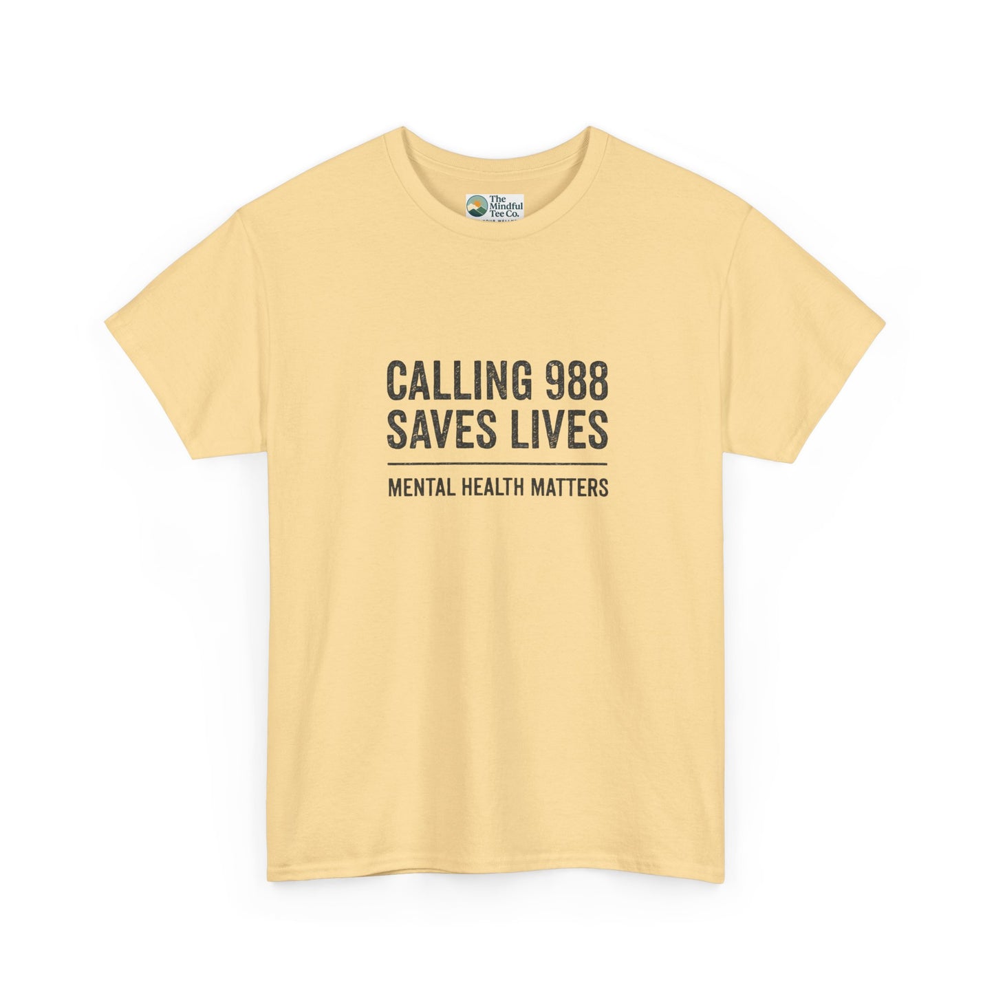 Calling 988 Saves Lives T-Shirt - Mental Health Awareness