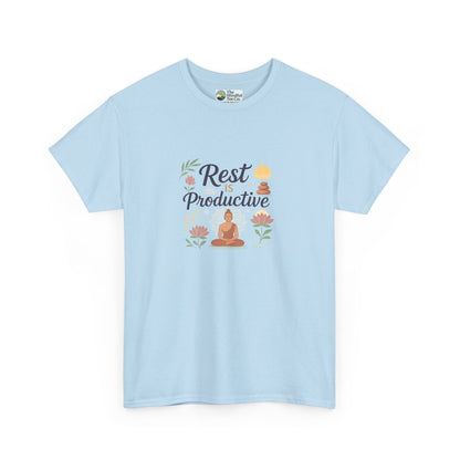 Rest Is Productive T-Shirt – Mindfulness & Meditation Tee