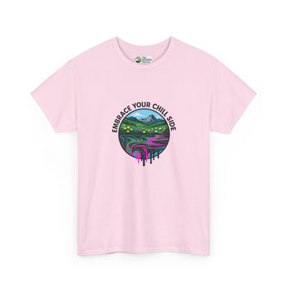 Embrace Your Chill Side T-Shirt - Alpine Meadow Meltdown Tee