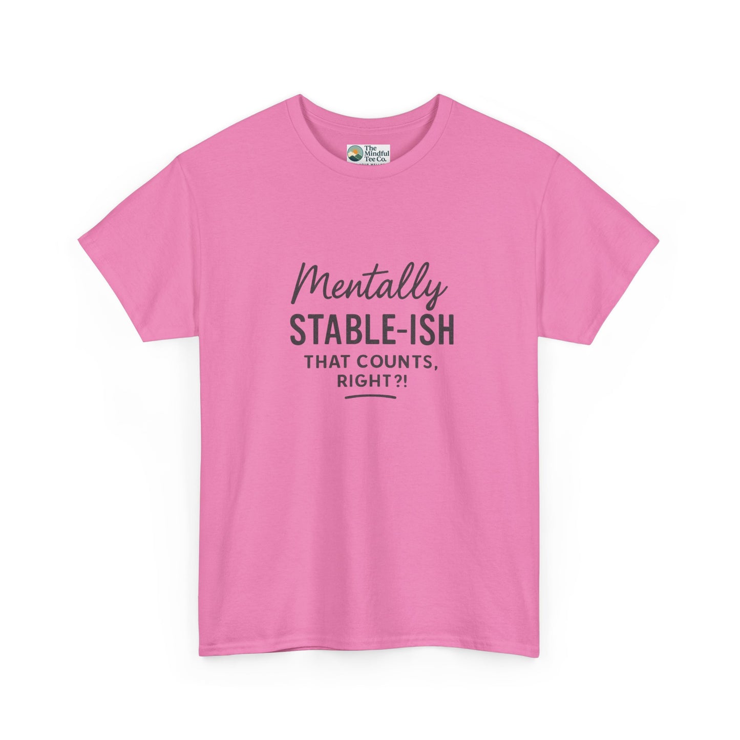 Mentally Stable-ish T-Shirt – Relatable Mental Health Tee