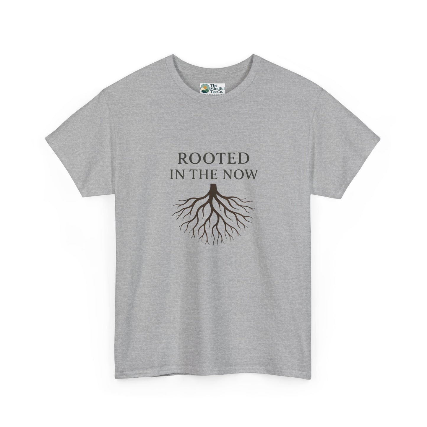 Rooted in the Now T-Shirt – Mindfulness & Grounding Tee
