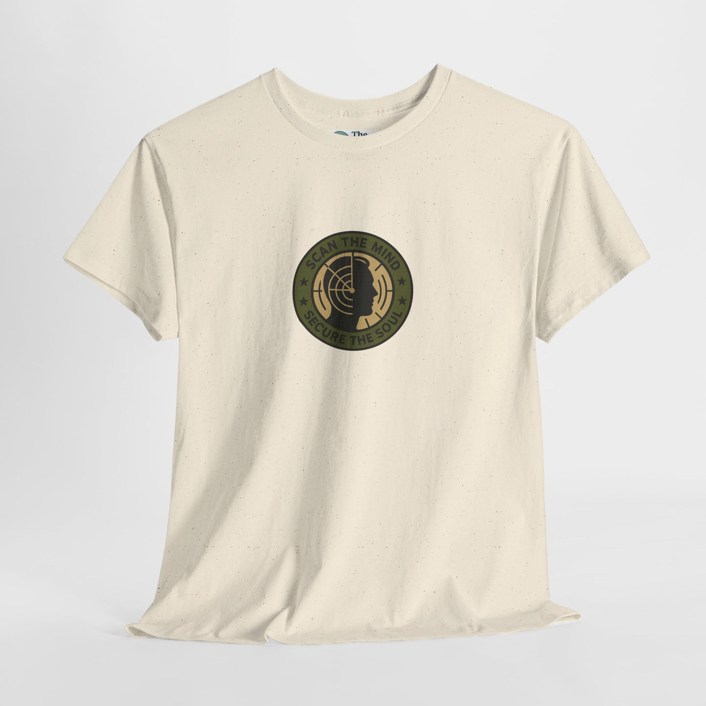 Scan the Mind, Secure the Soul T-Shirt – Military Awareness & Strength  Tee