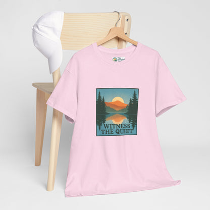 Witness the Quiet Reflection T-Shirt - Nature Mindfulness Tee